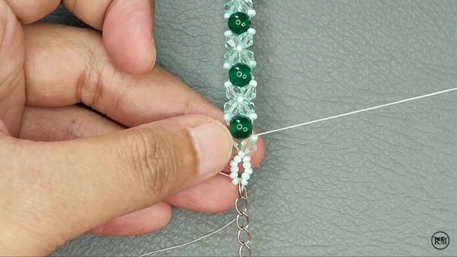 DIY Gelang Manik Kristal Design 2 | Bicone Bracelet | Beaded Bracelet Tutorial смотреть онлайн