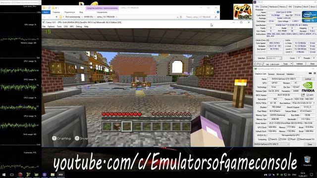 CEMU 1.9.1 Wii U Emulator - Minecraft Wii U Edition (2015). Ingame #4 смотреть онлайн