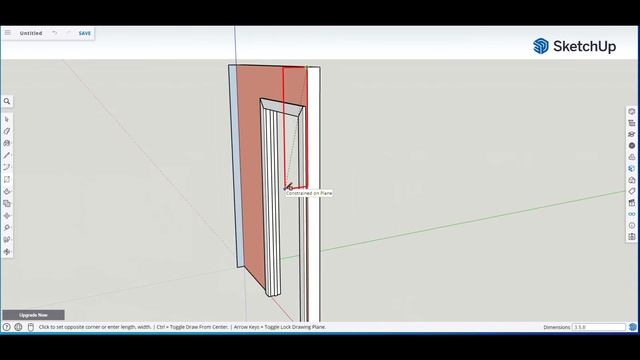 SketchUp for the WEB - Beginners Guide - Barn Door Design - Pt1 смотреть онлайн