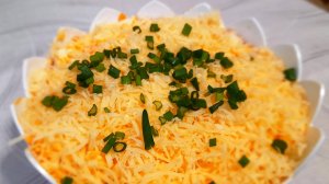 Салат с красной рыбой и помидорами