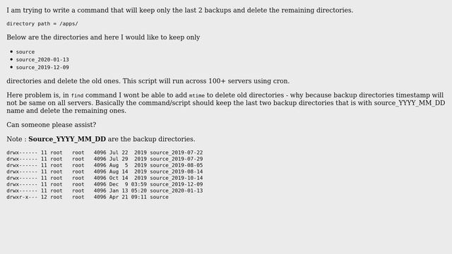 Unix & Linux: Delete directories using find command or anything else (2 Solutions!!) смотреть онлайн