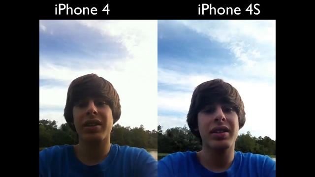 IPhone 4S NEW Front Facing Camera (Demo Vs. IPhone 4)