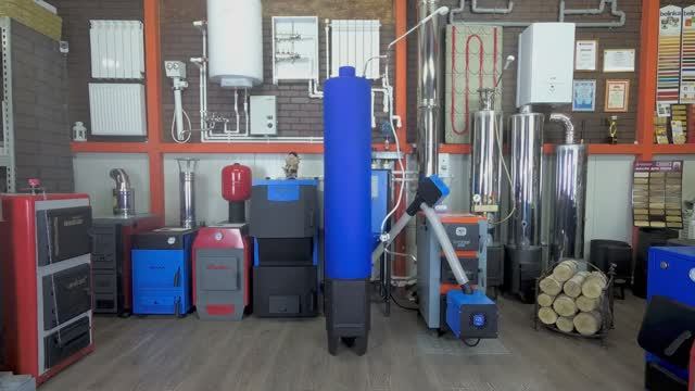 Дровяная водогрейная колонка душ КВЛ Ермак (бак серый стальной Ermak 90 л, топка стальная) смотреть онлайн