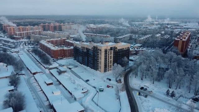 ЖК "Эскимо" облётка - январь смотреть онлайн