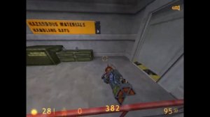 Прыжок при помощи гаусса в Half-Life 1