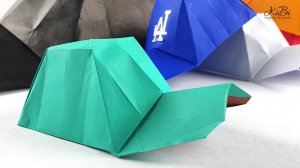 Кепка оригами из бумаги