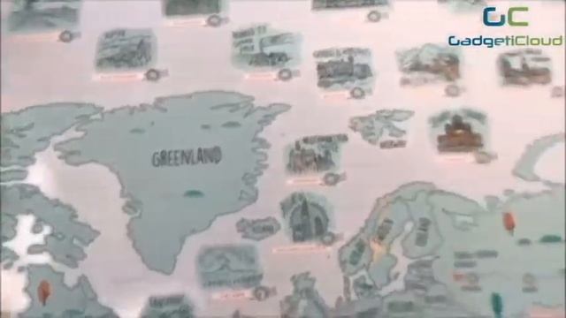 GadgetiCloud World scratch map Take a closer look! смотреть онлайн