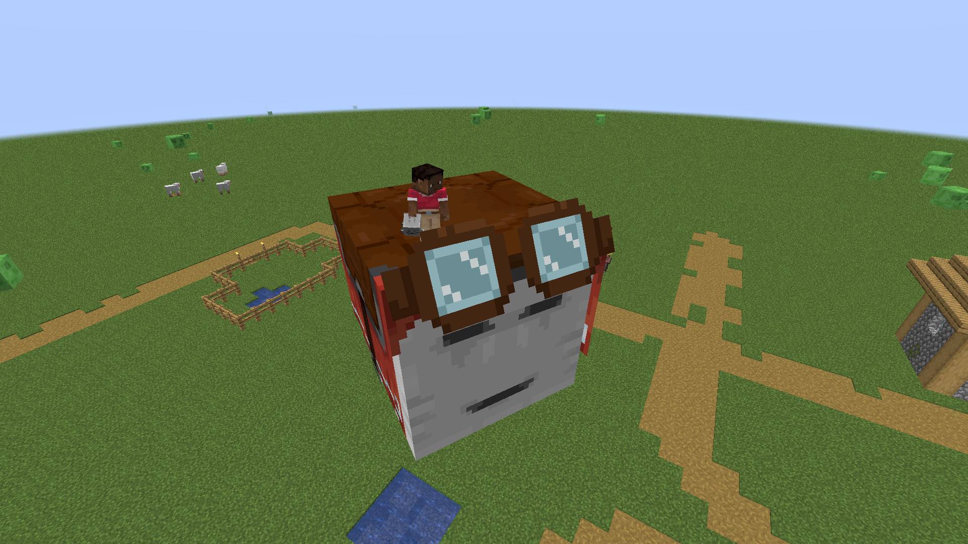 обзор мода happy ghast minecraft