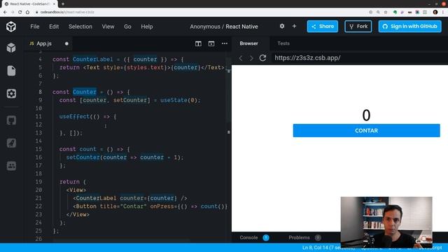 React Native - SmartMoney - 0504 - Definindo os estados iniciais do componente смотреть онлайн