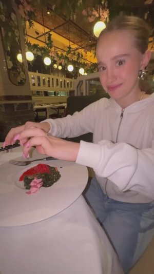 странный десерт…