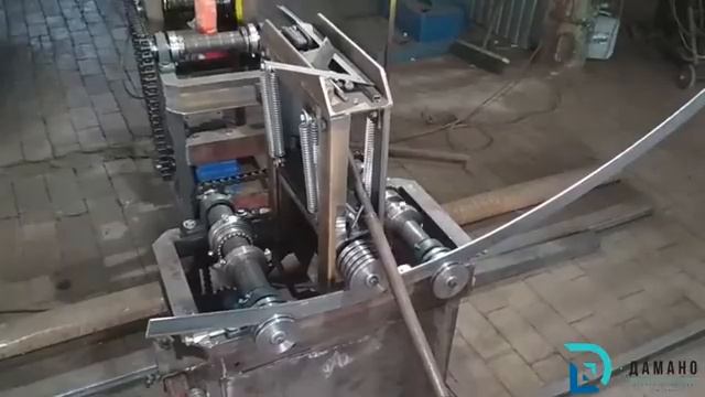 Профилегиб С-7, гибка полосы6на ребре. смотреть онлайн