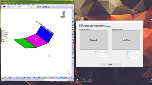 Measure sheet metal perimeter + Free Macro смотреть онлайн