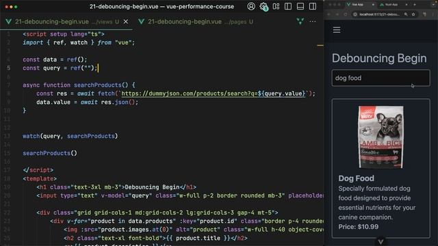 21 - Debouncing and Throttling Techniques for Vue.js смотреть онлайн