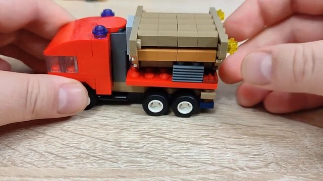 Обзор самоделки из ЛЕГО - Лесовоз смотреть онлайн