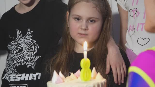 Вечеринка мой День рождения. Мне 8 лет