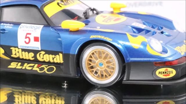 Revoslot 0103 Porsche 911 GT1 Blue Coral #5 Analog / Carrera Digital 132 смотреть онлайн