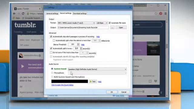 How to convert Tumblr® audio to MP3 format and record it :Tutorial смотреть онлайн