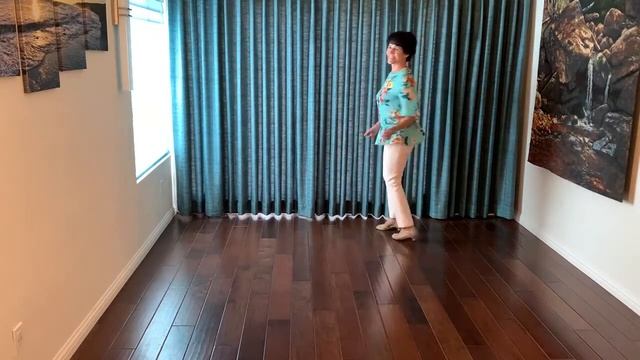 Rolling in the Deep line dance demonstration and tutorial by Stephie смотреть онлайн