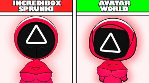 НОВЫЙ МОД! Спрунки против мира Аватаров - Обычные версии против Хоррор-версий