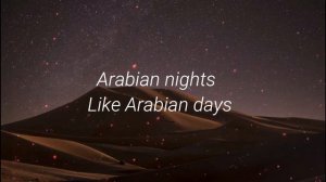 Arabian Nights || Lyrics of Arabian Nights || By will smith || Official Song with lyrics #aesthetic