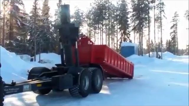 прицеп крюковой контейнерный