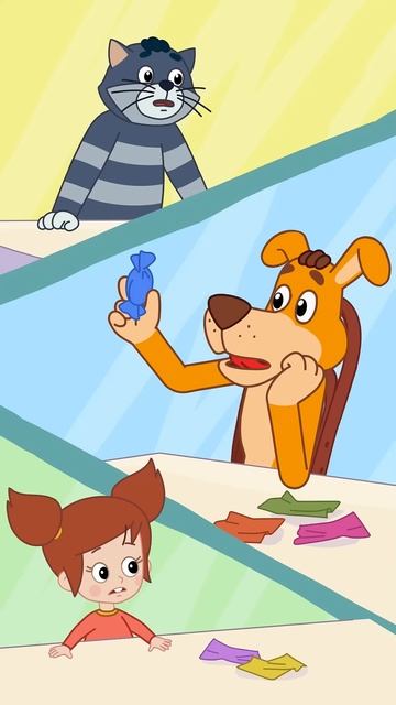 Матроскин и Шарик приготовили полезные и вкусные кофеты