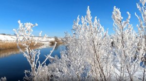 Река Кальмиус зимой и летом. ДНР
