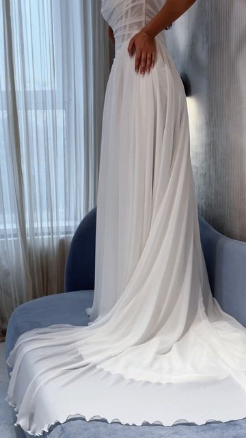 Свадебное платье Агги из шифоновой коллекции от бренда Gabbiano