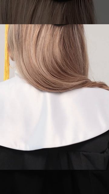 Комплект выпускника Премиум - цвет манжетов и воротника белый.