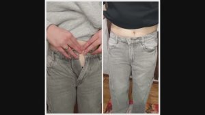 Расширяю джинсы в поясе на 8 сантиметров