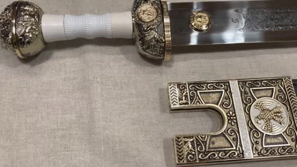 Меч Гладиус Гладиаторский с ножнами, Roman Gladiator Sword Gladius with scabbard, Art Gladius 200V