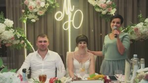 Трогательное послание на свадьбе к будущему первенцу молодожёнов