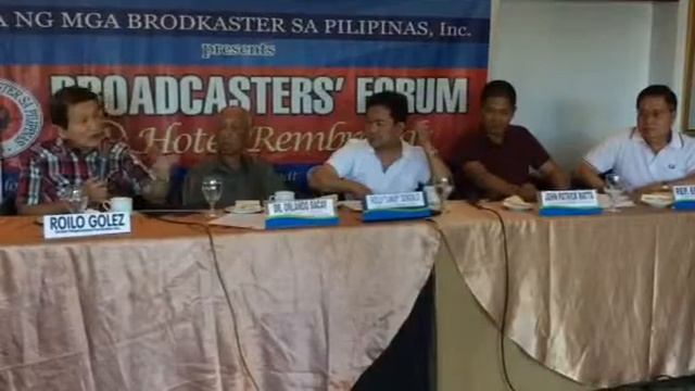 Roilo Golez on China threat, Broadkasters Forum, 26 March 2 смотреть онлайн