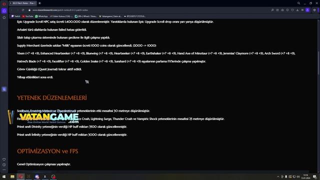 Güncelleme Notları 8.0.3 + Vatangame Büyük Çekiliş смотреть онлайн