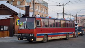 Автобус Икарус-250.59 (Ikarus 250.59)(К 239 РЕ 22). Покатушки по Алтайскому краю.