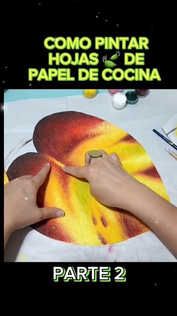 Como pintar hojas de papel, con Acrílicos ✅️ #manualidadesconpapel #diy #reciclaje смотреть онлайн