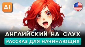 Простой рассказ на английском (A1): Девушка — невезуха | Английский на слух 🎧