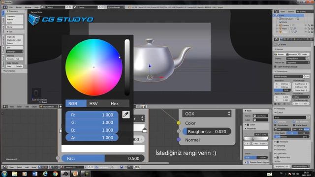 Blender Cycles Render Tutorial (Gradient Texture, Voronoi Texture And Gloosy) смотреть онлайн