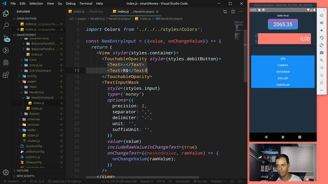 React Native - SmartMoney - 0711 - Estilizando a página NewEntry - NewEntryInput - Parte 2 смотреть онлайн
