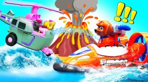 Щенячий Патруль: Спасение на Опасном Пляже 🏝️ Вулкан Проснулся! 🌋