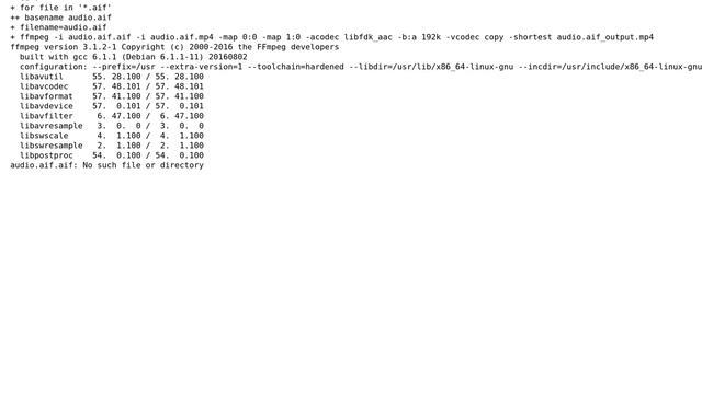 Unix & Linux: FFMPEG Merging Script Error смотреть онлайн