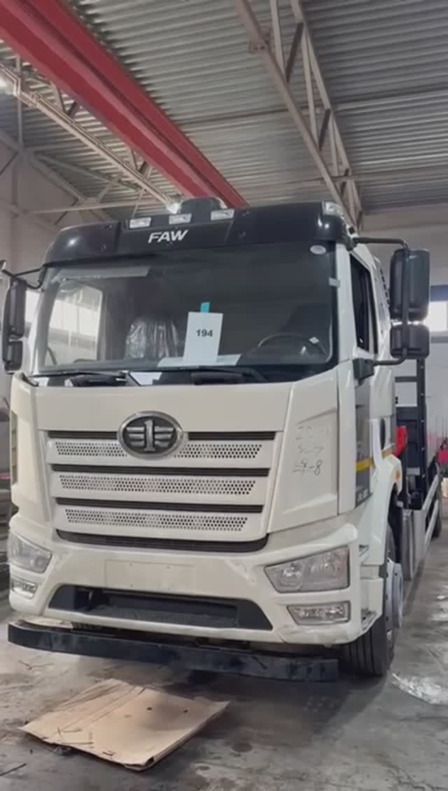 Изготовили бортовой FAW 4x2 с КМУ Канглим смотреть онлайн