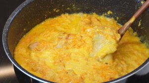 Кролик в сливочно-морковном соусе. Сказать «вкусно» — значит, ничего не сказать