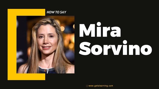 How to Say Mira Sorvino [American English] смотреть онлайн