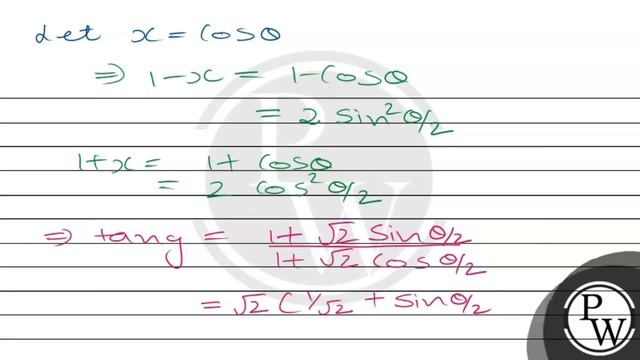Given that \( (1+\sqrt{1+x}) \tan y=1+\sqrt{1-x} \). Then \( \sin 4 y \) is equal to
(a) \( 4 x ... смотреть онлайн