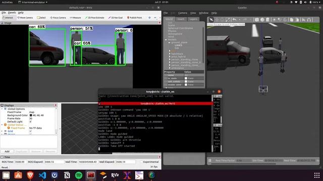 ROS Package for MobileNet SSD running on Ardupilot SITL in Gazebo смотреть онлайн
