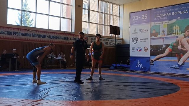 Первенство России по спорту глухих, вольная борьба, U23, 23-25.03.2025г-13 Глухов Владимир смотреть онлайн