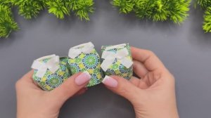 4 простые идеи упаковки подарков с использованием бумажных стаканчиков