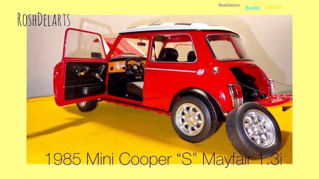1985 Mini Cooper S Mayfair 1.3i- Diecast 1:12 Scale-Extraordinary Detailing Amazing Model Looks Rea