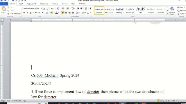 CS603 (Software Architecture and Design) Midterm Paper Spring 2024 -Set 1-by Rare Academy of Scienc смотреть онлайн